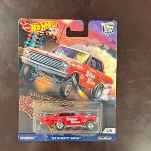 '63 Chevy Nova Red Toy Car